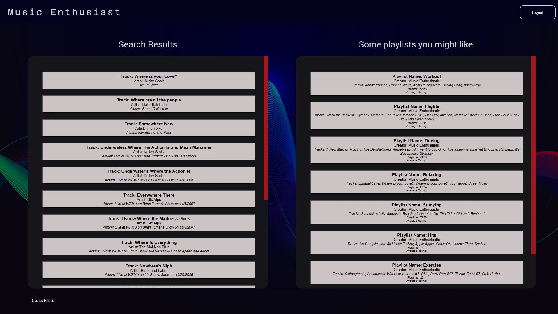 Music Enthusiast screenshot 6