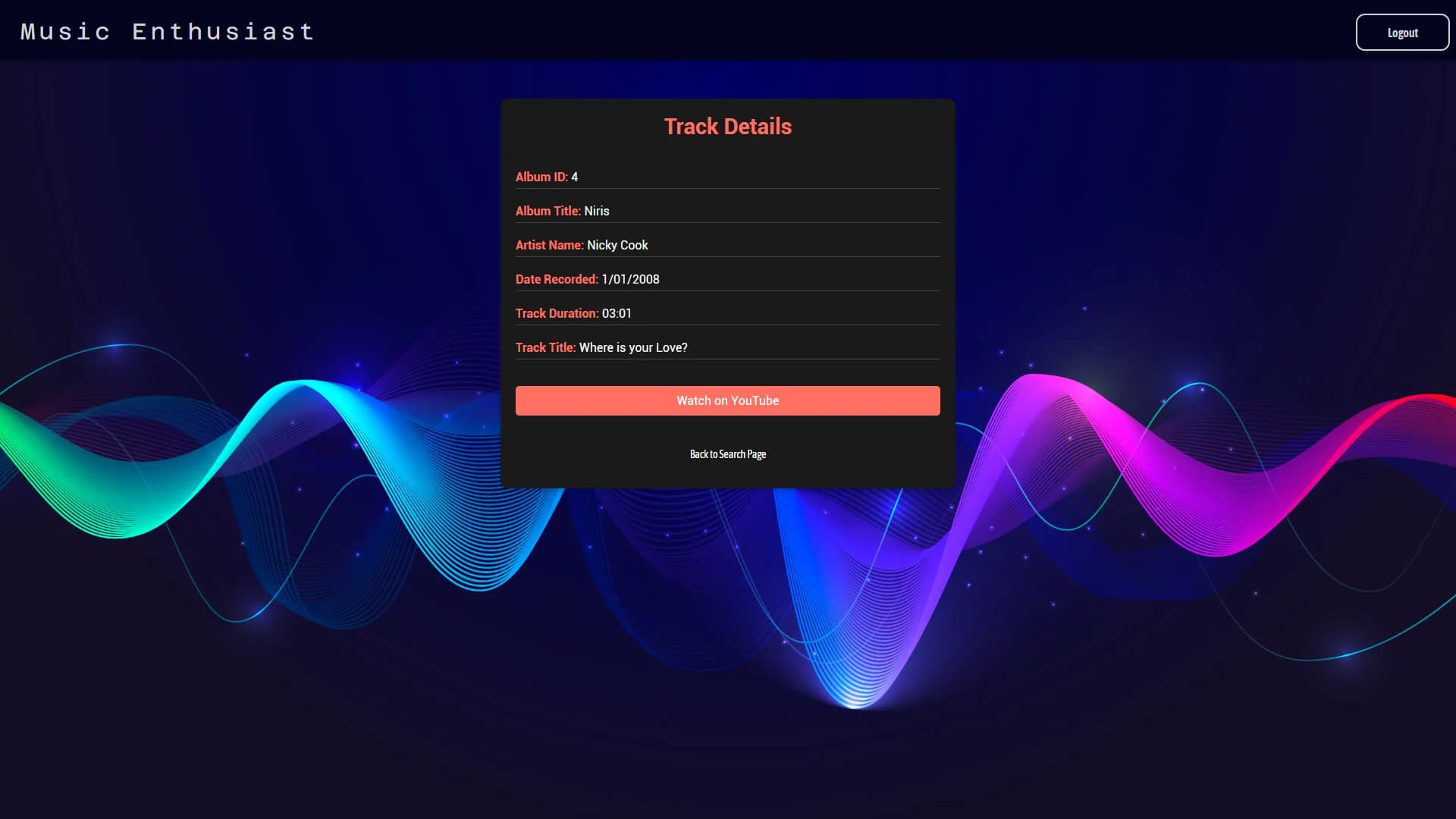 Music Enthusiast screenshot 7