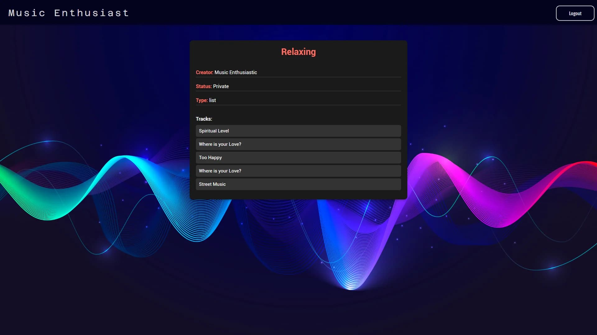 Music Enthusiast screenshot 8